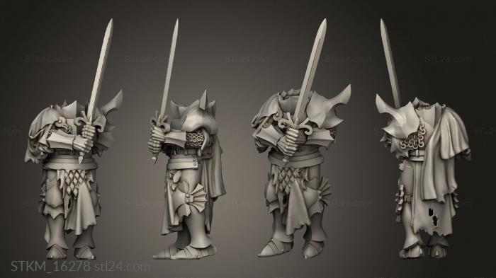 Figurines heroes, monsters and demons (vampire NEOPHYTES UNIT neophyte, STKM_16278) 3D models for cnc