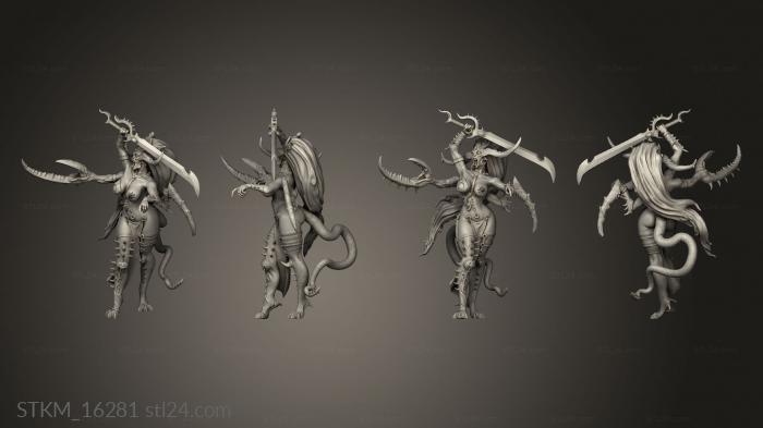 Figurines heroes, monsters and demons (Witch Hunters Lord Battle Claw, STKM_16281) 3D models for cnc