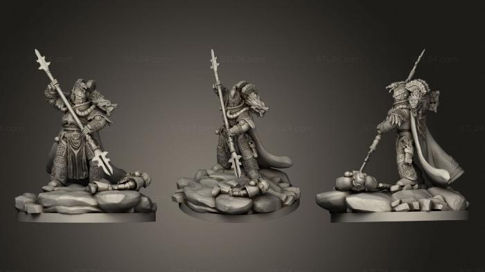 Figurines heroes, monsters and demons (Alpharius, STKM_1630) 3D models for cnc