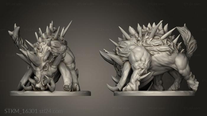 Figurines heroes, monsters and demons (Tysklands STRETCH GOALS Boar, STKM_16301) 3D models for cnc