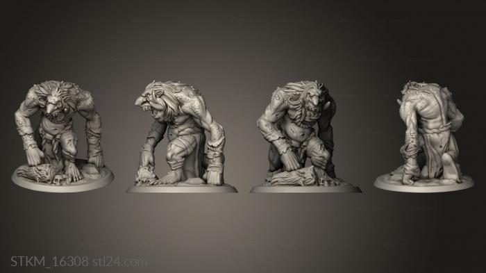 Figurines heroes, monsters and demons (The Grand Tournament Mounted Warrior, STKM_16308) 3D models for cnc