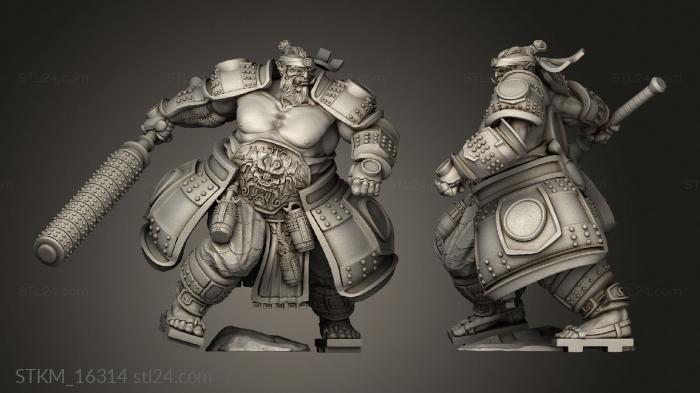 Figurines heroes, monsters and demons (The Horde Torishima Tanks Thick Boy FOOT ROCK, STKM_16314) 3D models for cnc