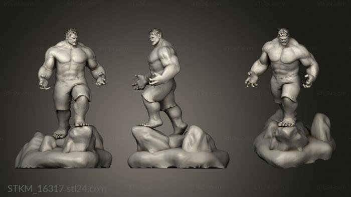 Figurines heroes, monsters and demons (The Hulk Tyler, STKM_16317) 3D models for cnc