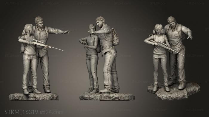 Figurines heroes, monsters and demons (The Last Diorama, STKM_16319) 3D models for cnc