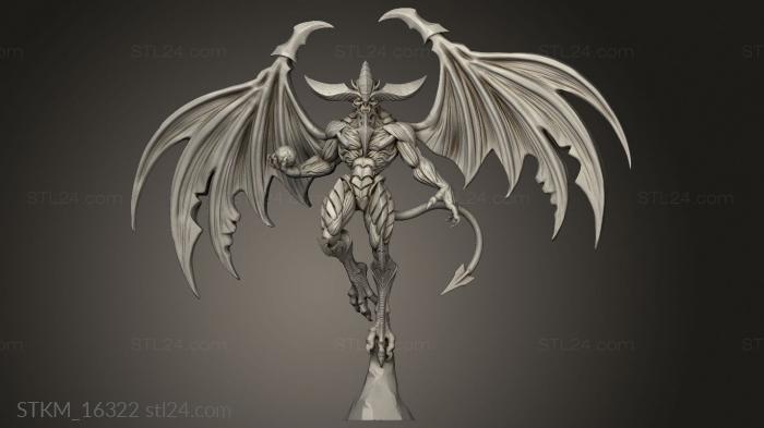 Figurines heroes, monsters and demons (Tiuvelos, STKM_16322) 3D models for cnc