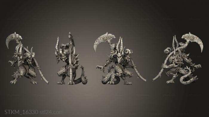 Статуэтки герои, монстры и демоны (Баустек,Пожиратель Миров, STKM_16330) 3D модель для ЧПУ станка