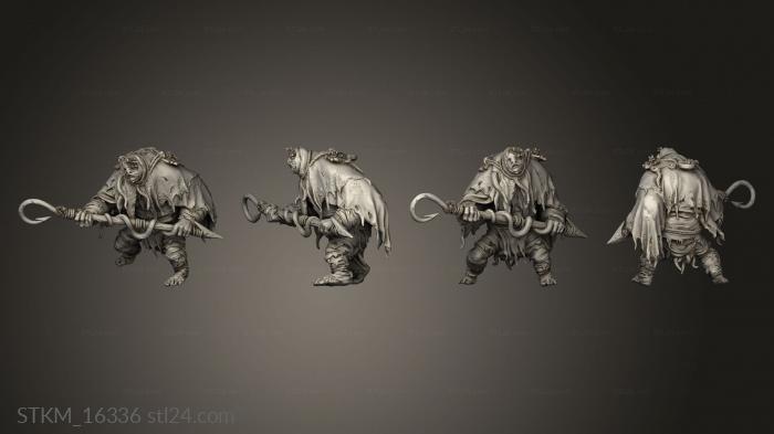 Статуэтки герои, монстры и демоны (Волочащий ноги Горрот, STKM_16336) 3D модель для ЧПУ станка
