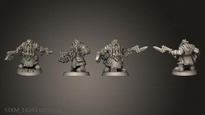 Figurines heroes, monsters and demons (The Royal Guard Granger Thunderclap, STKM_16343) 3D models for cnc