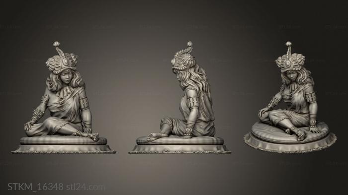 Figurines heroes, monsters and demons (The Throne Tamesis Nikka, STKM_16348) 3D models for cnc