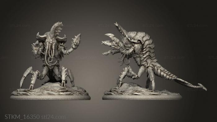 Figurines heroes, monsters and demons (The Trench Abyssal Depths Chuul, STKM_16350) 3D models for cnc