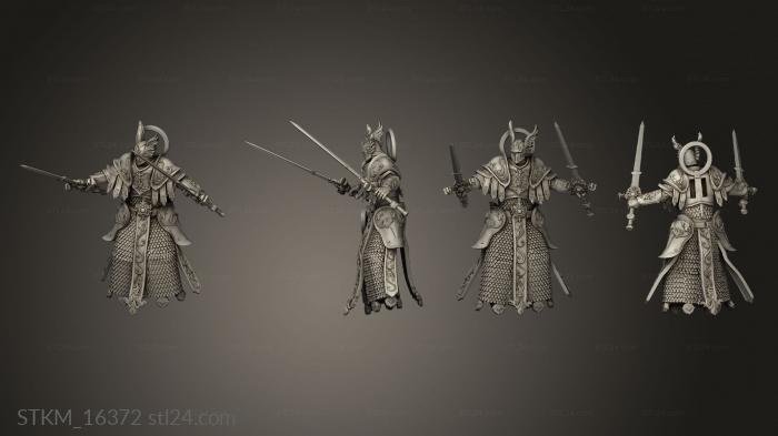 Figurines heroes, monsters and demons (Tier and ly Angel Glory Three Seraph, STKM_16372) 3D models for cnc