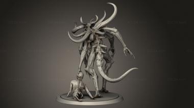 Figurines heroes, monsters and demons (tormentor dragging, STKM_16397) 3D models for cnc