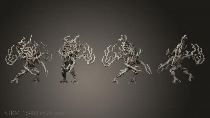 Статуэтки герои, монстры и демоны (Трикины лгут Тарану, STKM_16403) 3D модель для ЧПУ станка