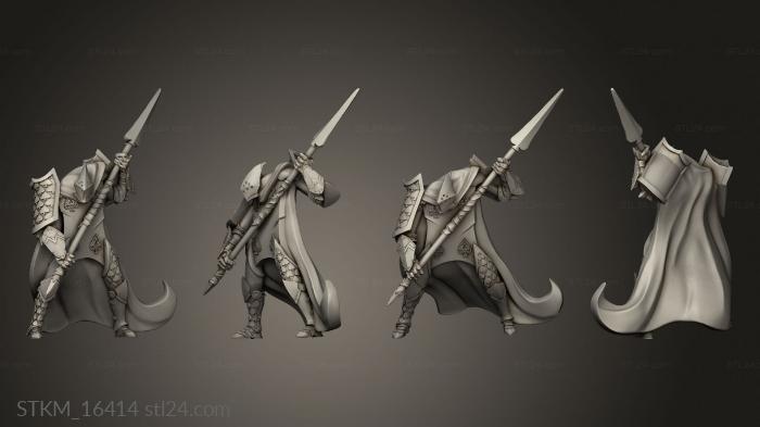 Figurines heroes, monsters and demons (Troops Card Soldiers, STKM_16414) 3D models for cnc