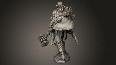 Figurines heroes, monsters and demons (Trygve The Faired Fair, STKM_16419) 3D models for cnc