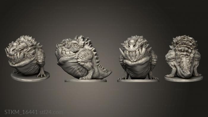 Figurines heroes, monsters and demons (Goblin Hound Overseer, STKM_16441) 3D models for cnc