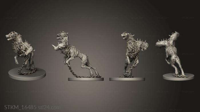 Figurines heroes, monsters and demons (Vaultz Cerberus w, STKM_16485) 3D models for cnc