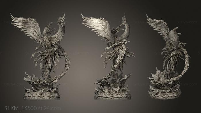 Figurines heroes, monsters and demons (Vermillion Bird for ing, STKM_16500) 3D models for cnc