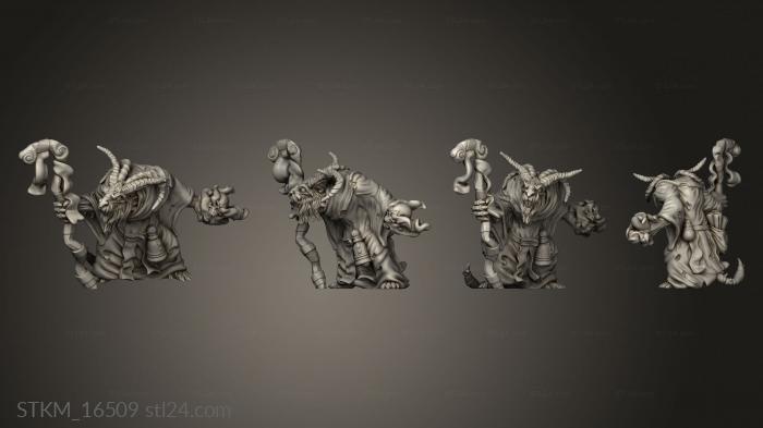 Figurines heroes, monsters and demons (Ravenous Horde PROPHET, STKM_16509) 3D models for cnc