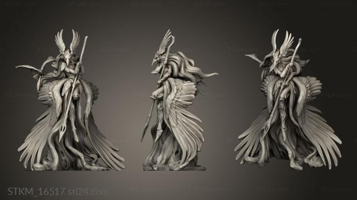 Figurines heroes, monsters and demons (vus spear maidenable dd, STKM_16517) 3D models for cnc