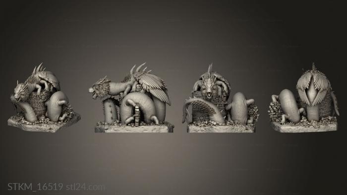 Figurines heroes, monsters and demons (Vyraetra, STKM_16519) 3D models for cnc