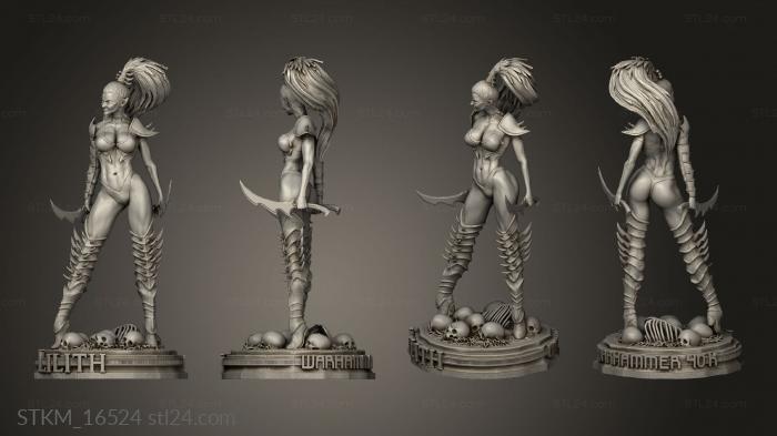 Figurines heroes, monsters and demons (Walades Lilith ALL, STKM_16524) 3D models for cnc