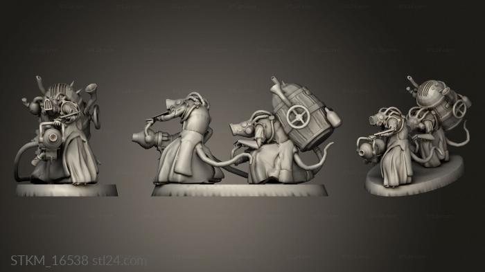 Figurines heroes, monsters and demons (weapon warpfire thrower, STKM_16538) 3D models for cnc