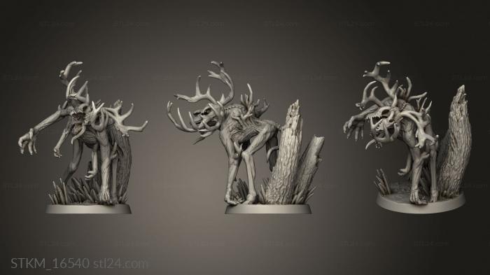 Figurines heroes, monsters and demons (Wendigo Thickerver, STKM_16540) 3D models for cnc