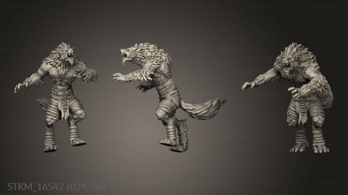 Werewolf Warrior Attacking