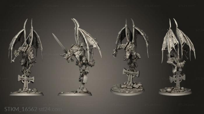 Figurines heroes, monsters and demons (ork Dorran Leader the Bloodthirsty, STKM_16562) 3D models for cnc