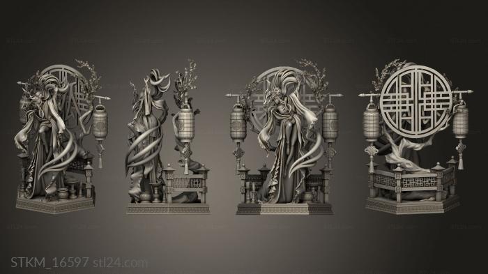 Figurines heroes, monsters and demons (Winter Plum Character, STKM_16597) 3D models for cnc