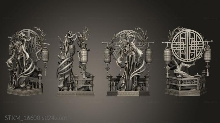 Figurines heroes, monsters and demons (Winter Plum Character, STKM_16600) 3D models for cnc
