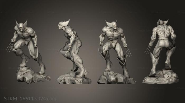Figurines heroes, monsters and demons (Wolverine Henry Corps, STKM_16611) 3D models for cnc