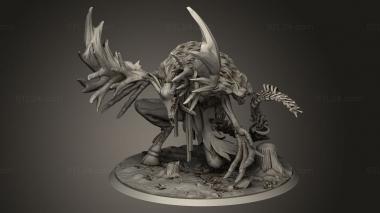 Figurines heroes, monsters and demons (Moth The Dead Walker, STKM_16622) 3D models for cnc