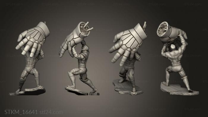 Figurines heroes, monsters and demons (X Men Dio Colossus, STKM_16641) 3D models for cnc