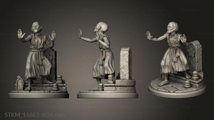 Figurines heroes, monsters and demons (Yokai Encounter TENOME, STKM_16663) 3D models for cnc