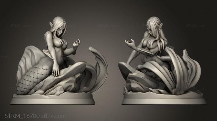 Figurines heroes, monsters and demons (гaug Siren, STKM_16700) 3D models for cnc