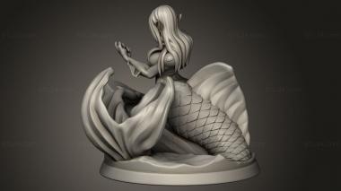 Figurines heroes, monsters and demons (Гaug Siren, STKM_16700) 3D models for cnc