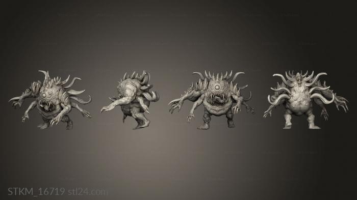 Figurines heroes, monsters and demons (Rot Toad THRAK THRACK, STKM_16719) 3D models for cnc