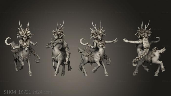 Статуэтки герои, монстры и демоны (Страж Эльфов Редлифа, STKM_16721) 3D модель для ЧПУ станка