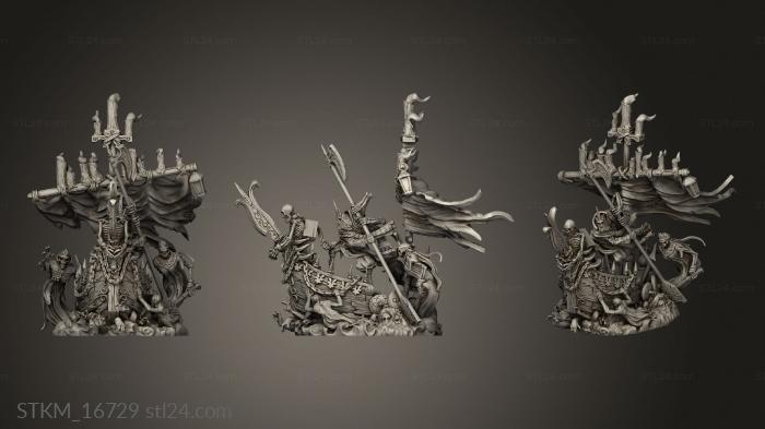 Figurines heroes, monsters and demons (Nighthaunt The Hellish Boat Koshes, STKM_16729) 3D models for cnc