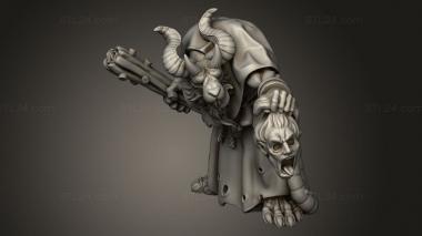 Figurines heroes, monsters and demons (Skavens Rat Shaman, STKM_16740) 3D models for cnc