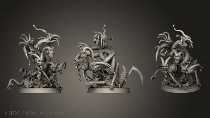 Figurines heroes, monsters and demons (The Dormant God, STKM_16751) 3D models for cnc