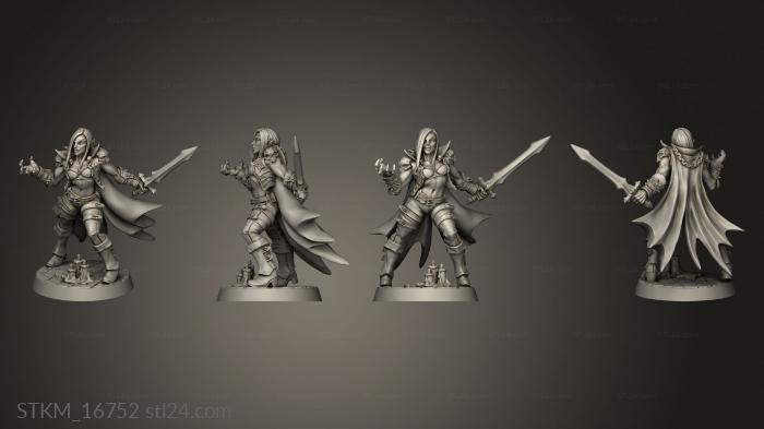 Figurines heroes, monsters and demons (Soul Vampires AG, STKM_16752) 3D models for cnc