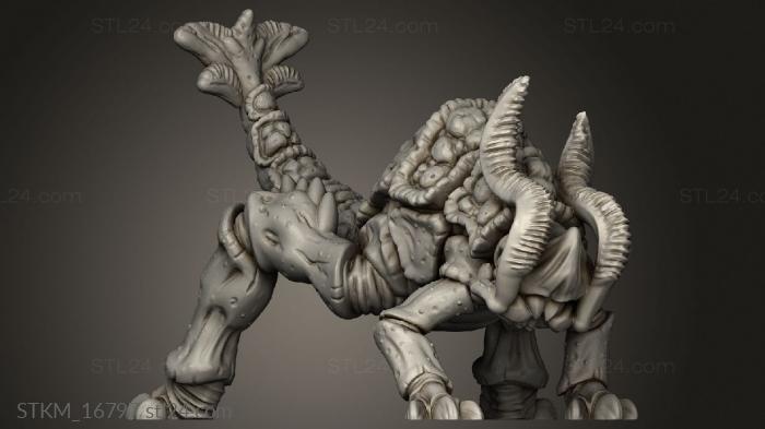 Figurines heroes, monsters and demons (Rust Beasts Beast, STKM_16797) 3D models for cnc