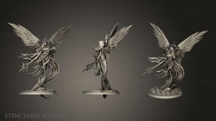 Figurines heroes, monsters and demons (Uliria Divineress, STKM_16819) 3D models for cnc