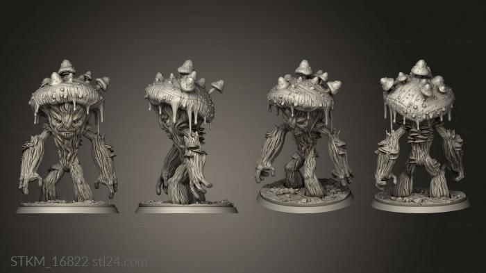 Figurines heroes, monsters and demons (Zul Throat the King Spores Kingof, STKM_16822) 3D models for cnc