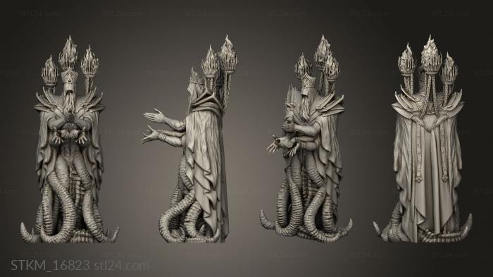 Figurines heroes, monsters and demons (Abomination King, STKM_16823) 3D models for cnc