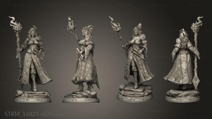 Figurines heroes, monsters and demons (Sisters the Dawn Mortsana alternate, STKM_16829) 3D models for cnc