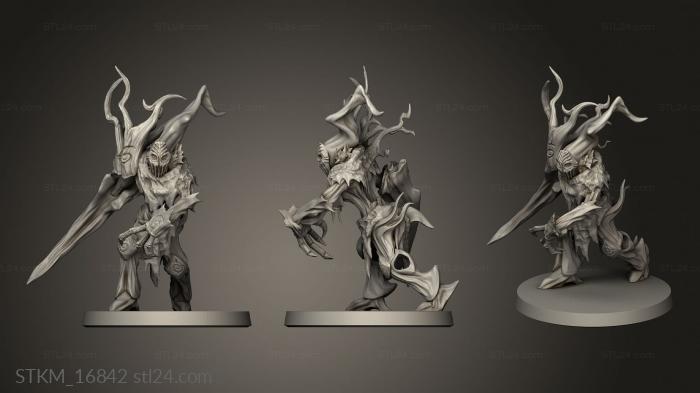 Figurines heroes, monsters and demons (The Umbratouched Curse Vengeance, STKM_16842) 3D models for cnc